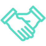 Shaking hands icon